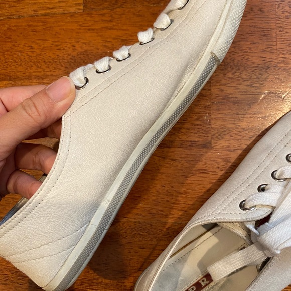 Prada sheepskin logo sneakers - Picture 6 of 7